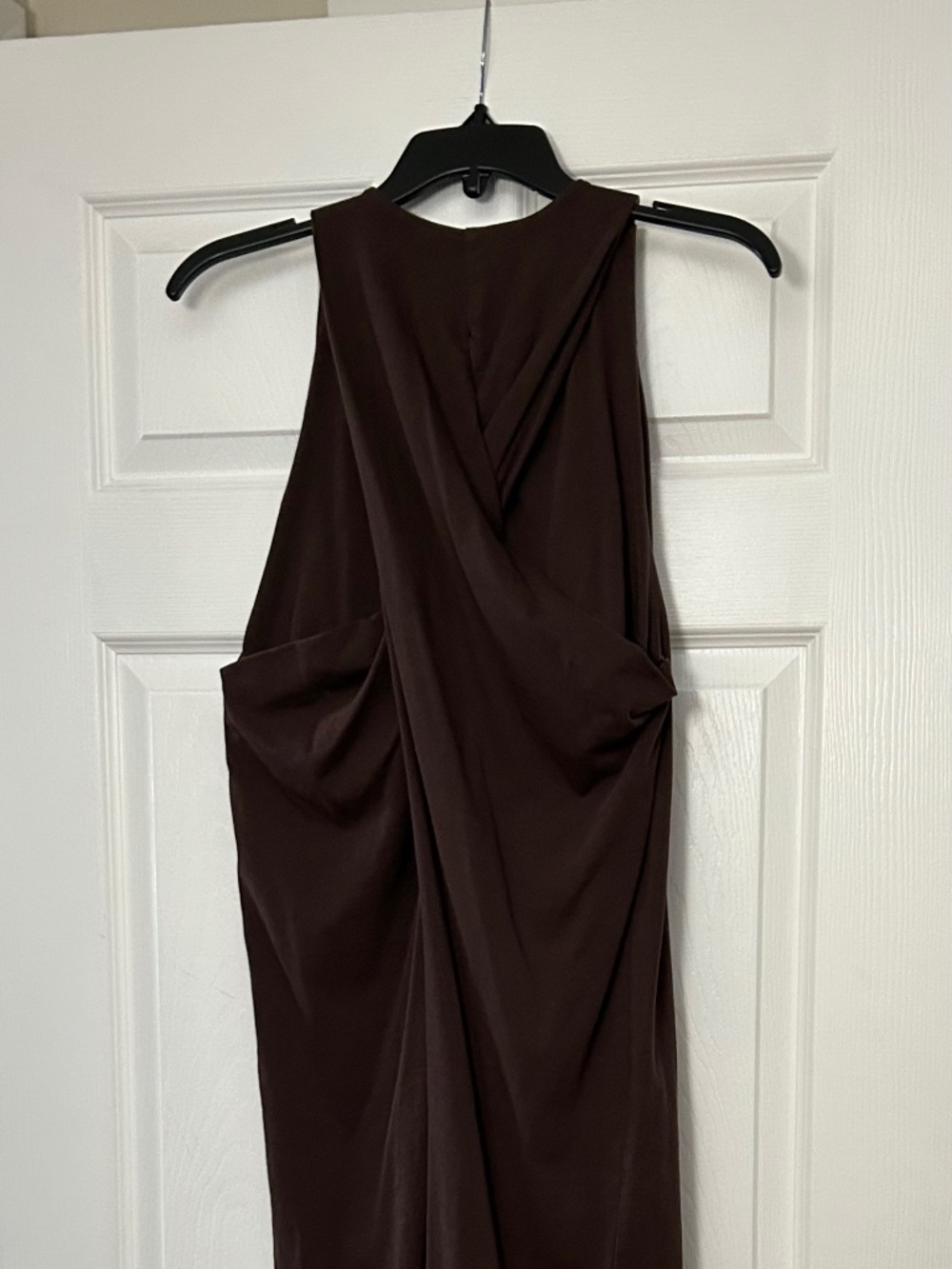 Brown Zara Long Sleeveless Dress